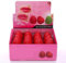 Fyearfly Bálsamo labi-al de fresa, Juego De Bálsamo Labial, 24 Uds Bálsamo labial con forma de fresa extractos de plantas hidratantes mantequilla labial empaquetada para maquillaje de mujer y niña