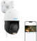 Reolink PoE 4K Cámara Vigilancia Exterior PTZ, 5X Zoom Óptico 3D, 360°/90° Pan & Tilt, Auto-Seguimiento, Audio Bidireccional, Detección Persona/Vehículo/Animale, Visión Nocturna a Color, RLC-823S1