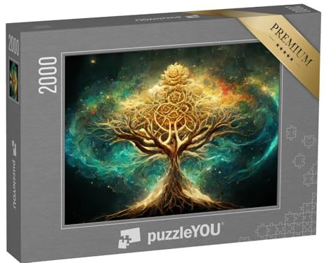 puzzleYOU : Puzzle de 2000 pièces « Arbre de Vie de la mythologie Nordique »