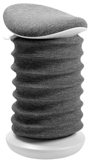 TOPSTAR Sitness 4D AGR-Zertifiziert Dynamischer Sitzhocker Papyrusweiß schwarz | Made in Germany | Ergonomisch | Bürohocker, Rollhocker | höhenverstellbar | Geprüfte Sicherheit nach GS-Intertek