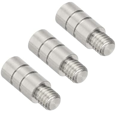 PATIKIL 3 Pezzi Pesi per Freccette da 2g Ottone 2Ba Filettatura Argento | Aggiungi Accentuatore, per Accessori di Contrappeso per Freccette