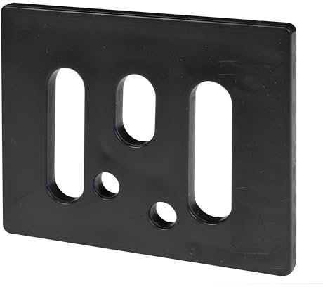 Alberts 850623 Arandela cuadrada, Plástico, 53 x 65 mm, Juego de 50