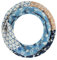 Majea Loop Schal Damen Schlauchschal Halstuch schmaler Loopschal (880050) (blau 17)