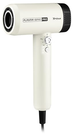 Trisa Haartrockner Föhn 110.000 U/min BLDC Ionen, Smart-Heat Diffusor | Plasma-Technologie Anti-Frizz, Magnetische Aufsätze 360°, Temperaturkontrolle 40-120°C, Geräuscharm, High-Speed Motor