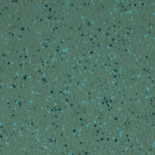 Speckled Effect Green Non Slip Best Industrial Vinyl Flooring with 2.0mm Thickness, Waterproof Contract Commercial Linoleum Flooring -14m(45'11) X 2m(6'6)-28m²