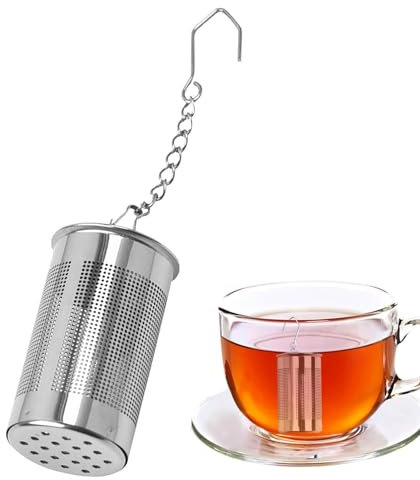 2Pièces Infuseur À Thé Pour Thé En Vrac, Infuseur Thé Inox, Infuseur À Thé Maille Très Fine, Filtre Infuseur À Thé Pour Tasse, Filtre A The Avec Couvercle, Infuseur Réutilisable Pour Mug/Tasse/Théière