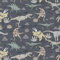 VmG-Store 1m Baumwollstoff zum Nähen 100% Baumwolle Nähstoff KEINE Meterware Kinderstoff Patchwork DIY Basteln Quilten Handwerken (Dino Bb041)