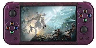 JOYARCH RG50XX 5 Pouces Rétro Console de Jeu Portable Horizontale, 800 * 480 64G PSP Plein Écran Fit Console de Jeu d’Arcade Rétro avec Joysticks Doubles et Plus de 15000 Jeux