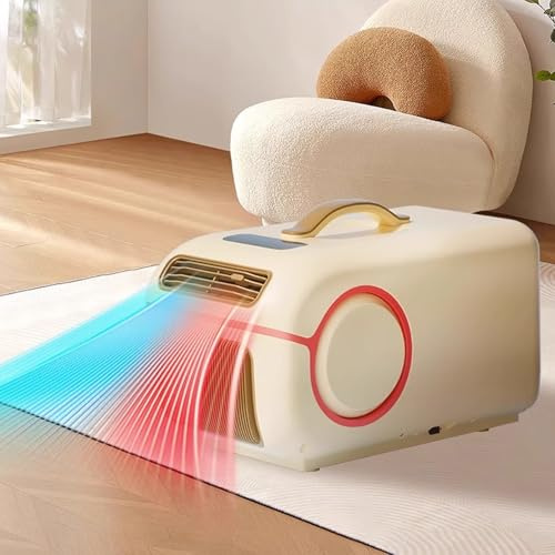 Condizionatore Portatile e Riscaldatori con Telecomando e Altoparlante Bluetooth, Condizionatore da Scrivania Senza Acqua per Piccoli Spazi Domestici E Uffici, 220 V