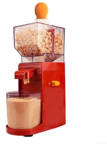 DystopiaWorld Grinder elettrico per cereali e burro di arachidi, macchina portatile per burro di arachidi, mandorle, anacardi, nocciole, noci e semi di girasole (regole statunitensi)