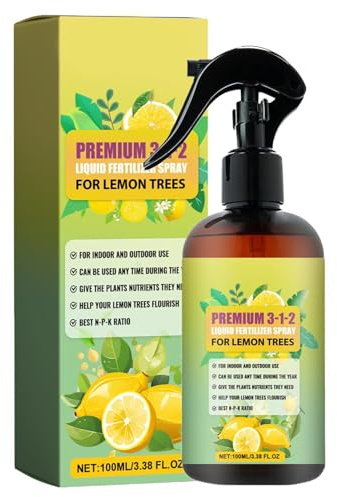 Natural Fertilizer Liquid, Lemon Tree Leaves Growing Spray, Professional Lemon Tree Spray Fertilizer Mist, Nutrients For Healthy Leaves And Root Growth.