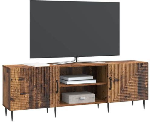 vidaXL TV-Schränk Altholz 150 x 31 x 50 cm Holzwerkstoff, Stylisches Wohnzimmer, Vintage Lowboard, viel Stauraum, rechteckiger TV-Ständer, Medientisch, praktischer Organizer