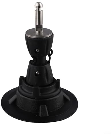Base per albero da windsurf con giunto girevole a 360 gradi, per piastra di base in PVC, piede per albero a basso profilo per windsurf, nero fai da te su parte di ricambio