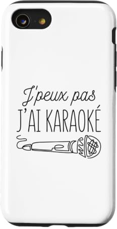 J’Peux Pas J’AI Karaoké Humour Chanson Musique Chant Micro Coque pour iPhone SE (2020) / 7/8