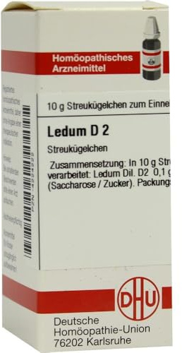 DHU Ledum D2 Streukügelchen, 10 g Globuli