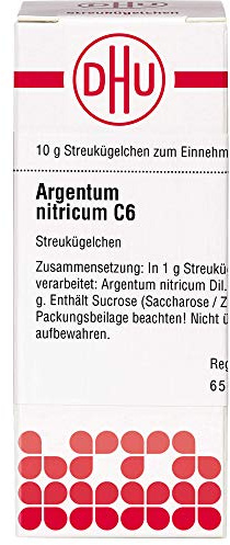 DHU Argentum nitricum C6 Streukügelchen, 10 g Globuli