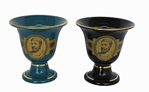 2 Articoli Pitagora Coppe di Giustizia Teorema Pitagorico Antico Matematico