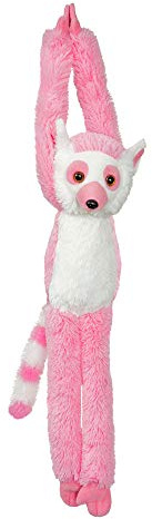 Aurora, 61052, Hanging Lemur, 19In, Soft Toy, Pink