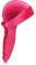 iSpchen Damen Herren Durag Piratenkappe Samt Long Tailed Turban Hut Chemo Cap Retro Kopftuch Unisex Stirnband Rose Rot
