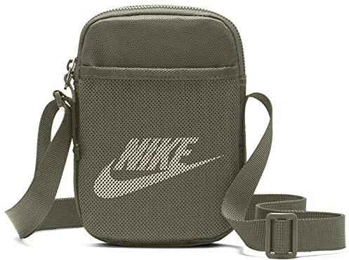 Nike Unisex Heritage Small Items Crossbody-Tasche, Medium Olive/Medium Olive/Light Orewood Brown, One Size