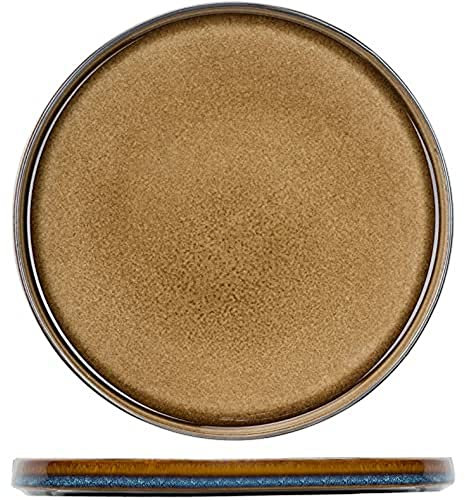 Cosy & Trendy 5950028 Porzellanteller Quintana-bernsteinfarben 27,5 cm
