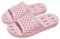 WOTTE Sandales de douche antidérapantes pour femme à séchage rapide, Rose, 11 Wide