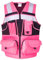 3M Reflektierende Streifen Sicherheitsweste Hi-Vis Pink Strickweste mit 10 Taschen Bright Construction Workwear für Damen und Herren (Pink, 3XL)