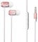 Alcatel 1S 2020 / Alcatel 1B 2022 / Alcatel 1S 2021 / Alcatel 3L 2021 - Earphone Earbud Noise Isolating Headphones With 3.5mm Jack [Remote & Microphone] Strong Bass-Driven Stereo Sound (ROSE GOLD)