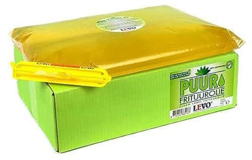 Levo Huile de friture pure 5 litres par sachet, carton de 2 sachets