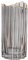 PEPAXON Large Glass Vase for Flower Vase Heavy Cylinder Vase Home Decoration vase Grey10x25cm