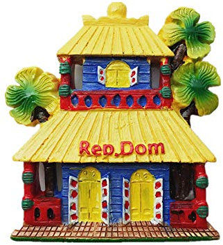 Kühlschrankmagnet Dominikanische Republik 3D Souvenir Geschenk Magnetsticker Kollektion