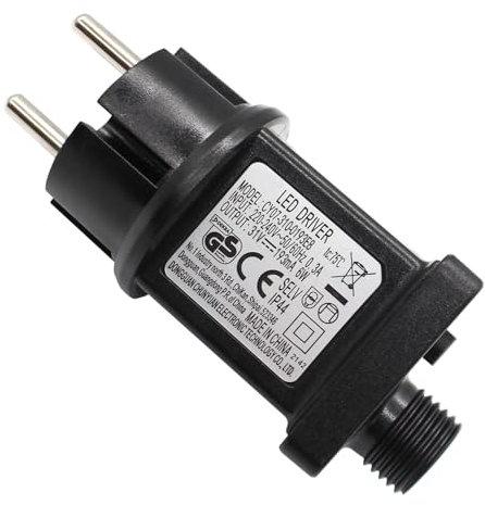 31V 6W Adattatore LED, Alimentazione di classe 2 Trasformatore LED IP44 Basso voltaggio Adattatore di alimentazione LED Sostituzione