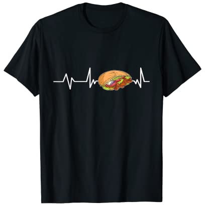 Kebab Heartbeat Kebab Cadeau Kebab T-Shirt