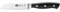 BALLARINI Brenta Gemüsemesser Kochmesser Küchenmesser 9 cm Schwarz Edelstahl