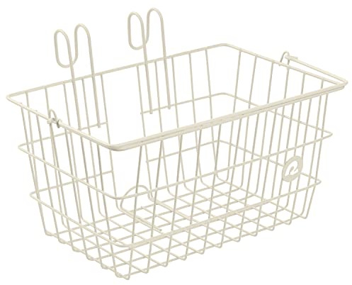 Retrospec Detachable Steel Apollo-Lite Lift-Off Front Bike Basket with Handles, Brown