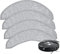Paquete de 4 almohadillas de repuesto para iRobot Roomba Combo j7+/ j9+, almohadilla de microfibra lavable para iRobot Roomba Combo j7+/ j9+ Robot Aspirador y fregona (no compatible con Roomba j7/j7+/