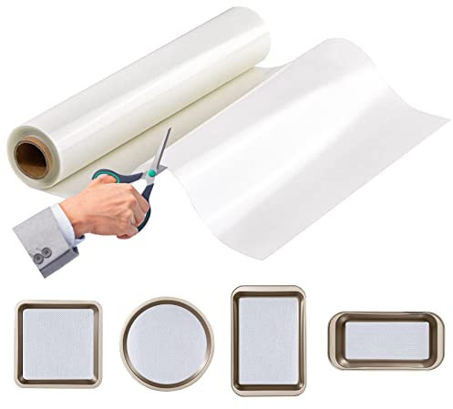 Silicone Baking Mat Roll, Cut to Size Silicone Mat, Non-slip Silicone Pastry Mat, Non-Stick Reusable Air Fryer Liner, Counter Mat, Oven Liner, Freeze Dryer Mat - 16IN x 8FT