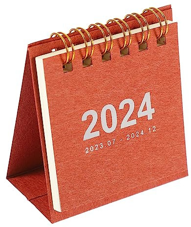 Ciieeo Tischkalender aus Wochenkalender mit Spiralbindung Kompakt und Platzsparend für Schreibtisch Büro und Zuhause