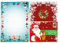 Briefpapier-Set A5 blau Schreibblock liniert mit Umschlag Weihnachten Wichtelgeschenk für Kinder (1 Block A5 mit 25 Blättern + 15 bedruckte Kuverts An den Weihnachtsmann)