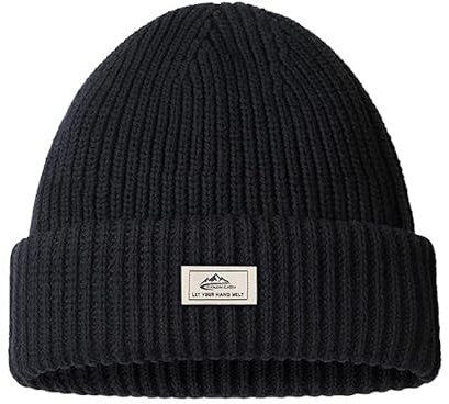 Wnddle Mütze Herren Winter, Dicke Beanie Hut, Thermo Strickmützen für Herren, Warme Wintermütze, Kältekappe und Maske mit Doppeltem Verwendungszweck, Winddichte Wintermütze für Herren Damen