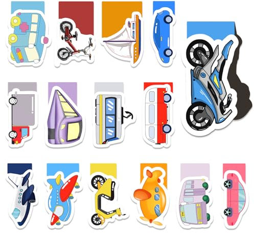 Lesezeichen Kinder, 30 Stück Magnetische Lesezeichen, Lesezeichen Magnet, Magnetische Seiten Markierungen, Lesezeichen-Clips, Lesezeichen Magnetisch für Weihnachten, Gastgeschenke