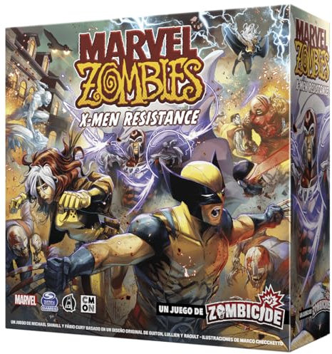 CMON | Marvel Zombies: X-Men Resistance | Juego de Mesa Cooperativo en el Apocalipsis Zombi | A Partir de 14 Años | De 1 a 6 Jugadores | 60 Minutos por Partida | Español