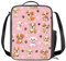 Kuiaobaty Cartoon Puppy Dog Lunch Bag for Kids Insulated Lunch Box, Cute Dogs Paws Portable Food Container Pink Teen Lunch Kits