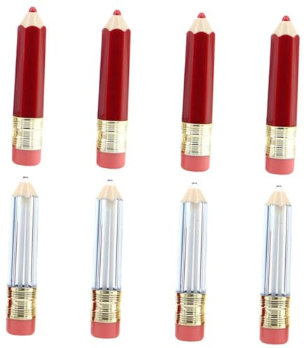 CAXUSD Leere Lipgloss Behälter 8st Lipgloss Lippenstift Leere Tube Lip Gloss Tubes Lippenstift Tube Bausatz Machen Bleistift-lipgloss-tuben Klarer Lipgloss Lipgloss-röhren Lipgloss-maker-set