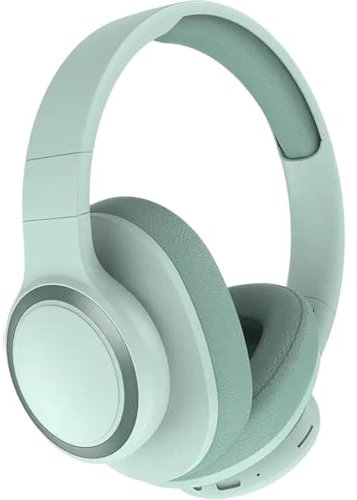 YiYunTE Cascos Diadema Inalambricos Bluetooth Auriculares Diadema Cancelación de Ruido Cascos con Cable y Microfono Auriculares Over Ear Plegables Headphones para Musica PC Ordenador Gimnasio Gym TV