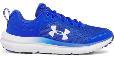 Under Armour Junior Boys Assert 10 Running Shoes - Blue, UK4