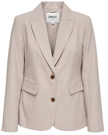 ONLY Female Blazer ONLSAFRON Blazer | Enger Schnitt fit, Lang, Traditional, Bei max. 30 grad im schongang waschen