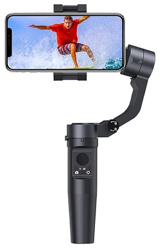 Gimbal Stabilisateur Intelligent à Trois Axes Pliable pour Smartphone