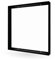Ledvion - Panneau LED Surface 60x60CM, Noir, Cadre en Aluminium Léger, Montage en Surface, Garantie de 5 Ans