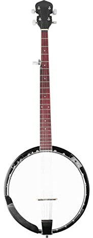 Banjo Classique à 5 Cordes, Banjo Pleine Taille avec Dos fermé pour Musiciens Professionnels et Débutants
